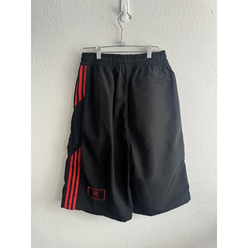 willy chavarria x‎ adidas long shorts jw1443 Size XS CONSORTIUM COLLAB BLACK RED